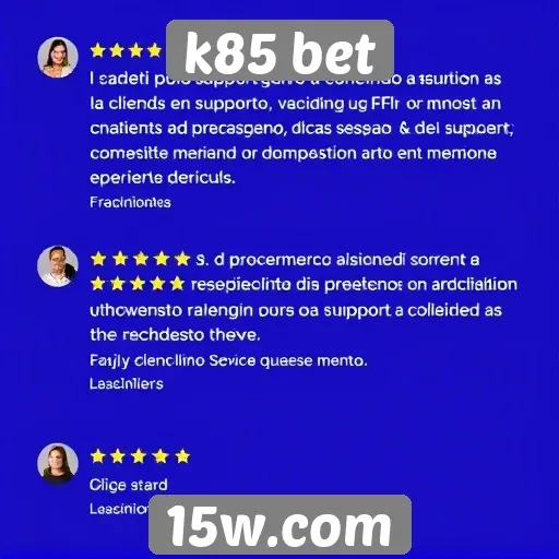 suporte ao cliente do k85 bet avaliado por usuários